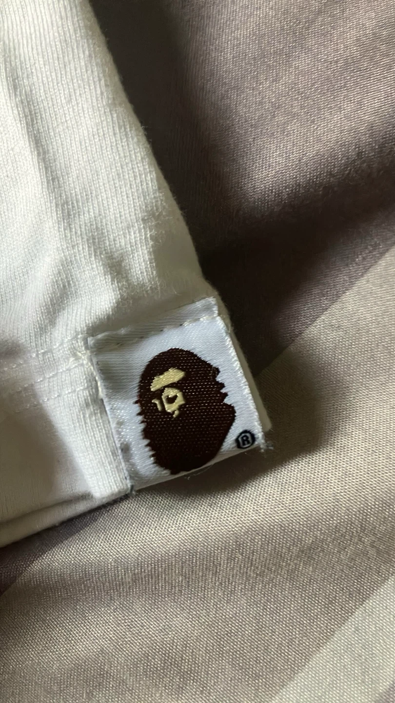 Bathing Ape (BAPE) White T-Shirt - Size M - photo 2