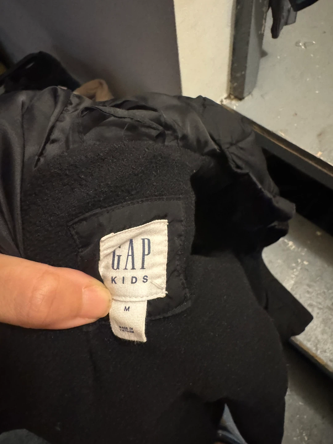 Gap Kids Black Puffer Jacket - Size M - photo 2