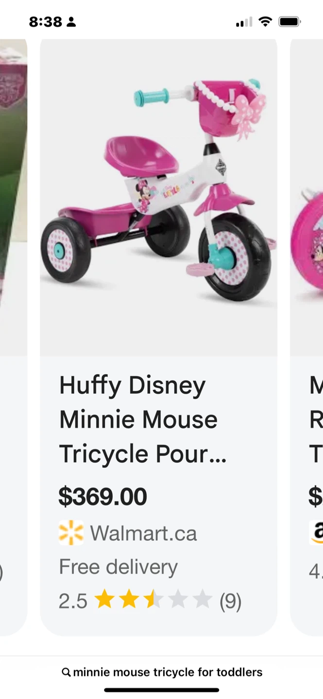 Huffy Disney Minnie Mouse Tricycle