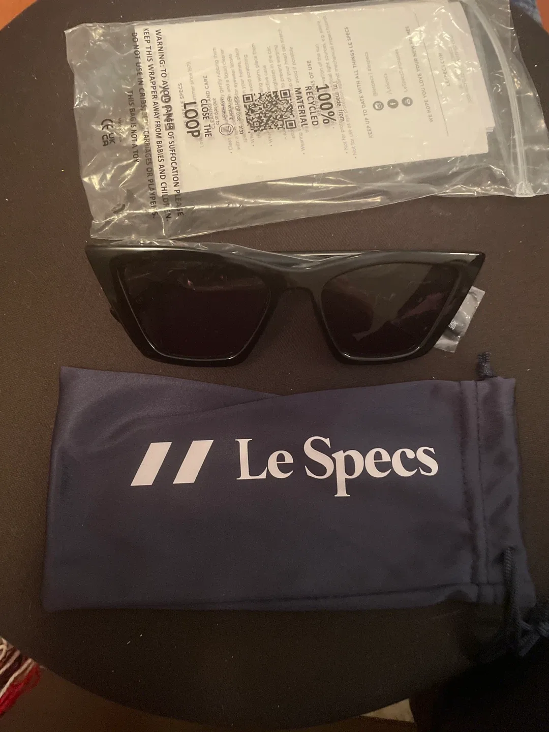 Le Specs Sunglasses - Black thumbnail