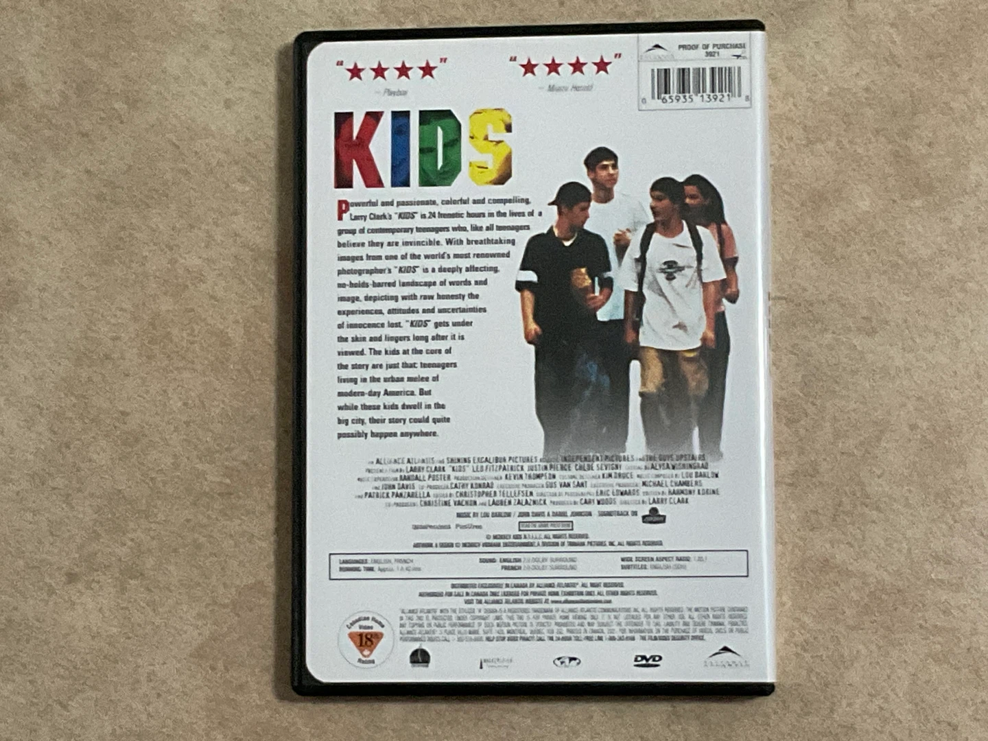 Kids - A Film by Larry Clark DVD - photo 2