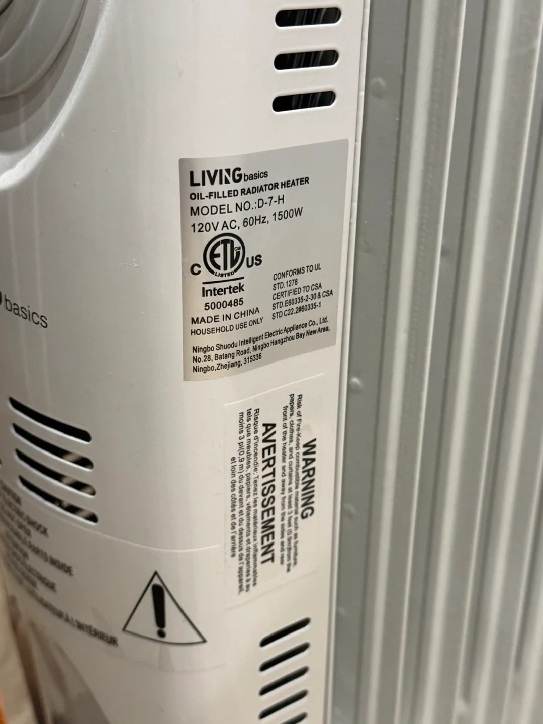 Electric Radiator Heater image indicator(3)