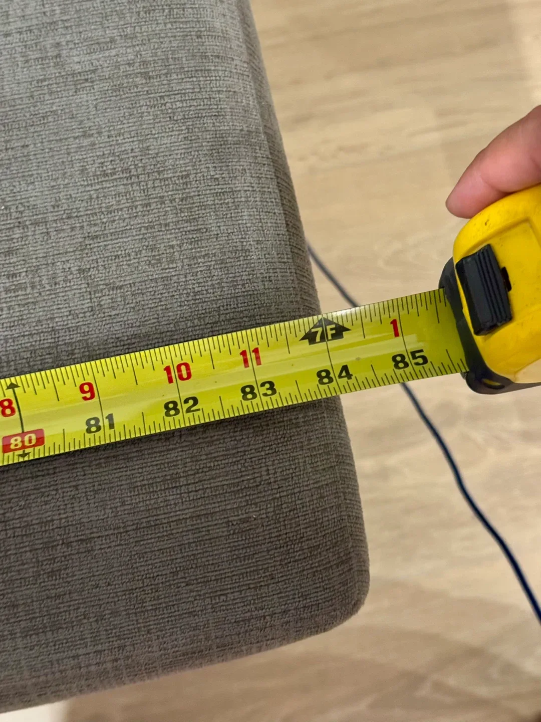 Leon’s Grey Sofa for 2-3 People - 84" x 36" image indicator(4)