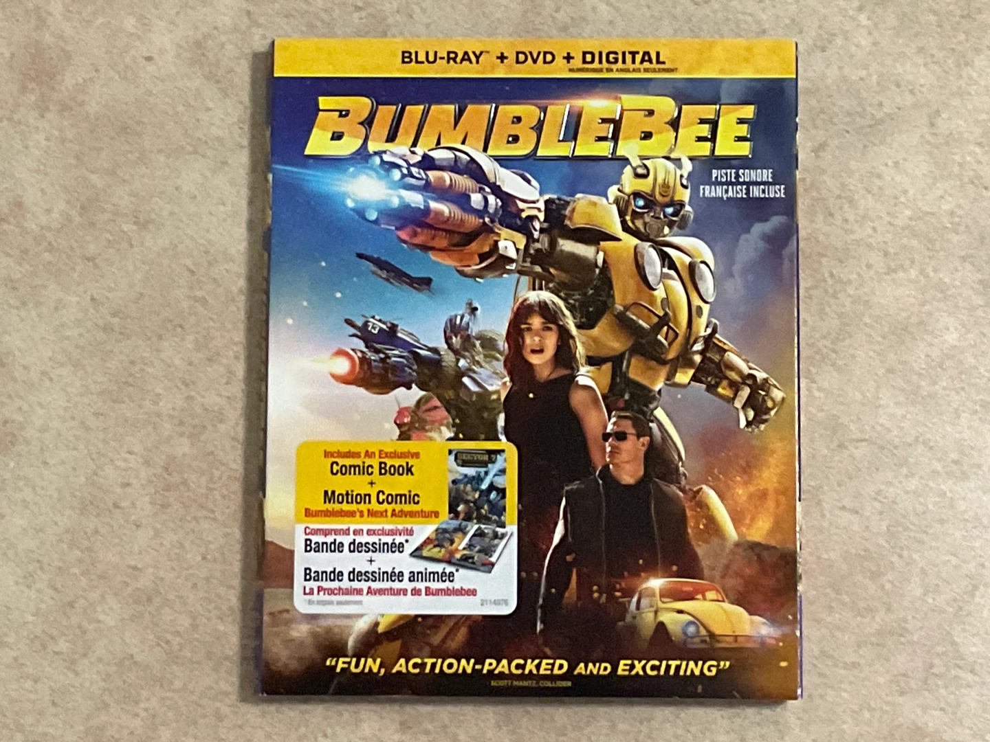 Bumblebee Blu-Ray + DVD