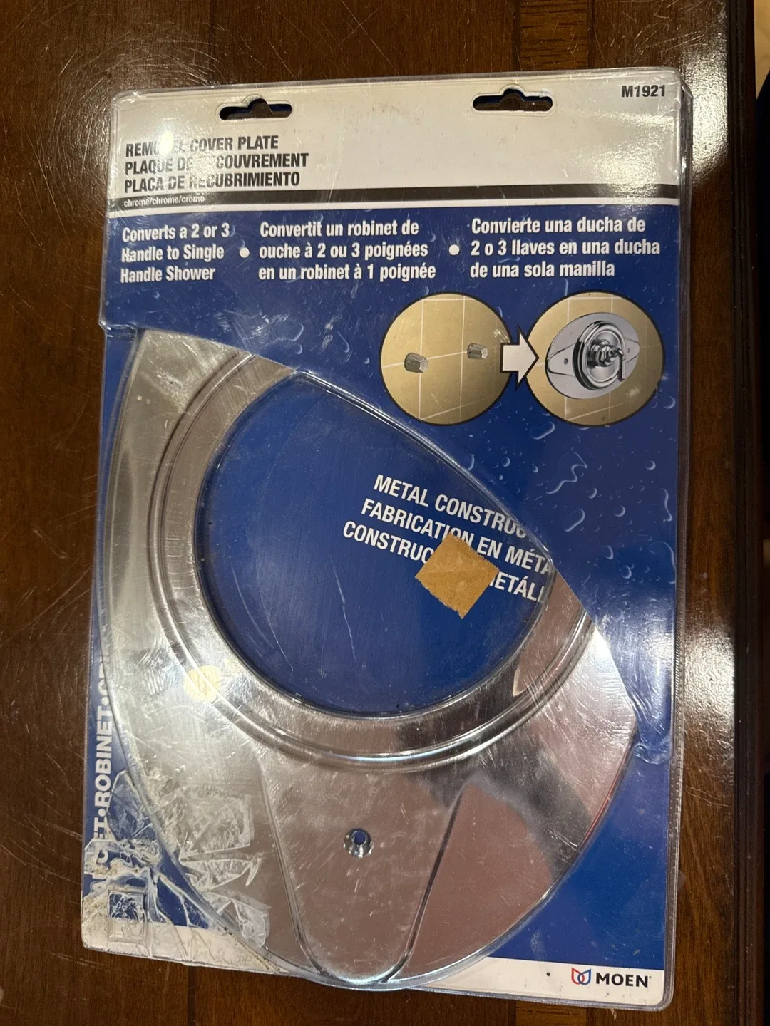 Moen Remodel Cover Plate - Chrome image indicator(2)