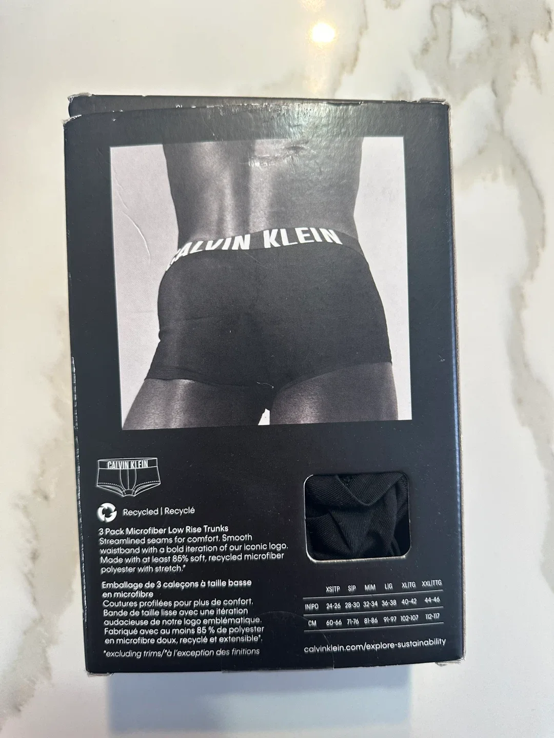 Calvin Klein Intense Power Low Rise Trunks - 3 Pack image indicator(2)