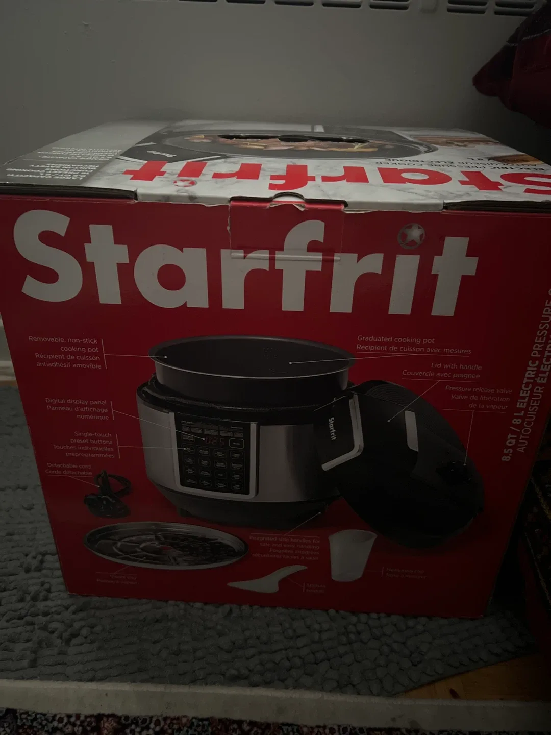 Starfrit Electric Pressure Cooker 8.5Qt - New in Box! thumbnail