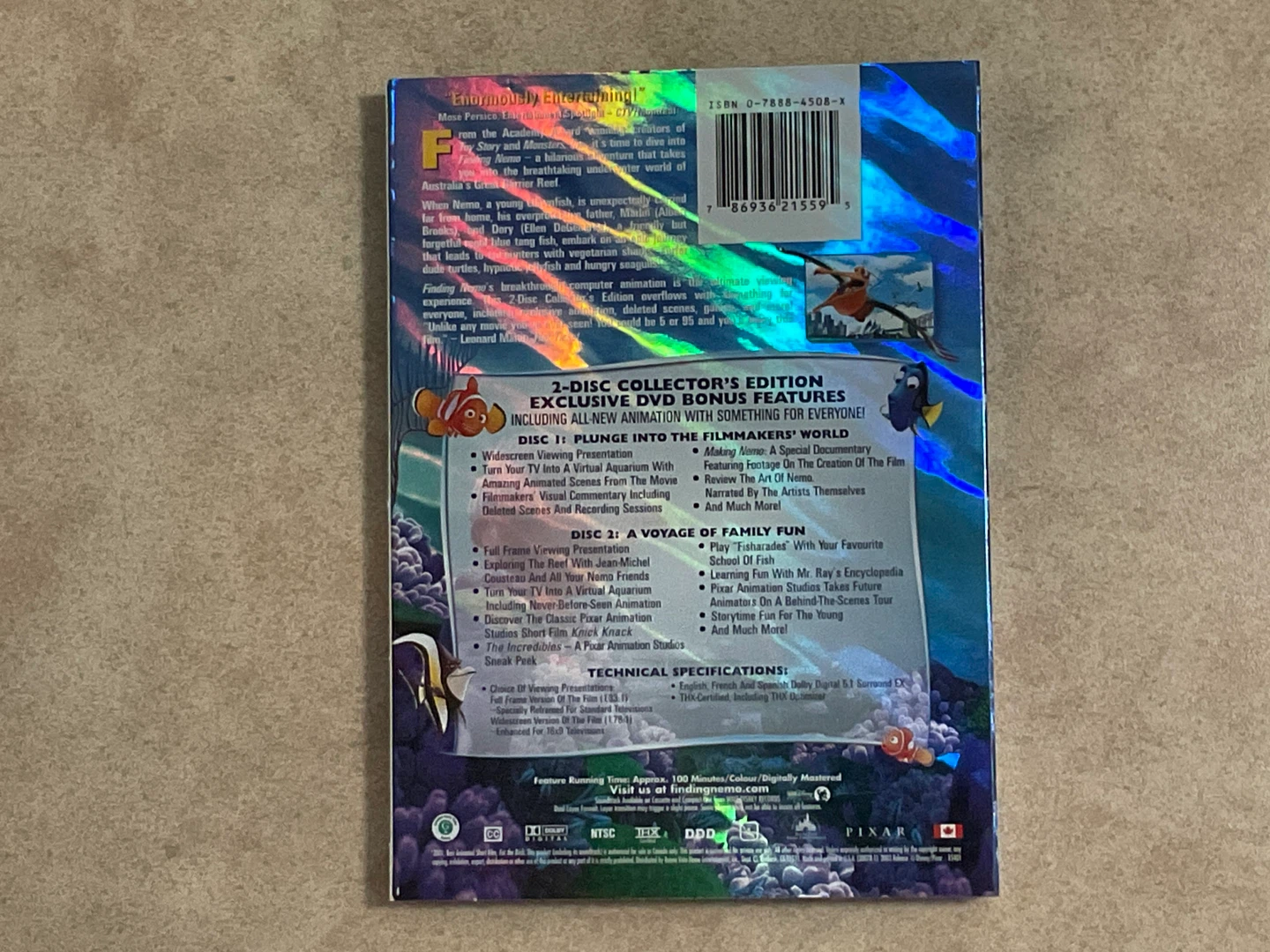 Finding Nemo 2-Disc Collector's Edition DVD - photo 2