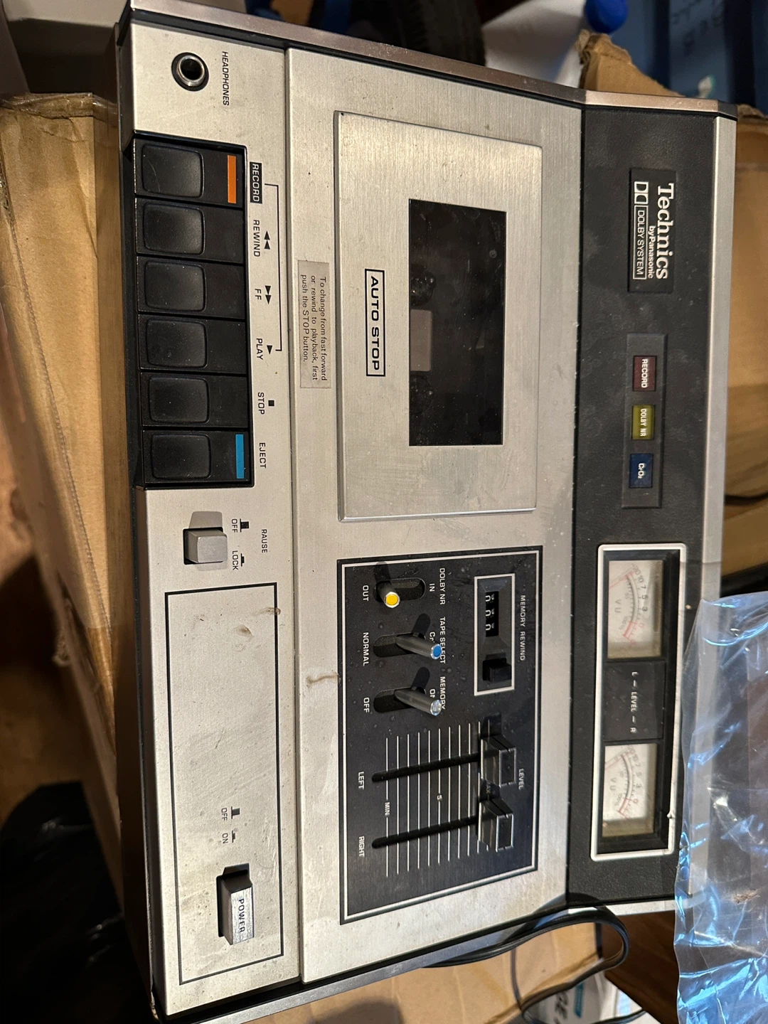 Technics RS-263US Cassette Tape Deck