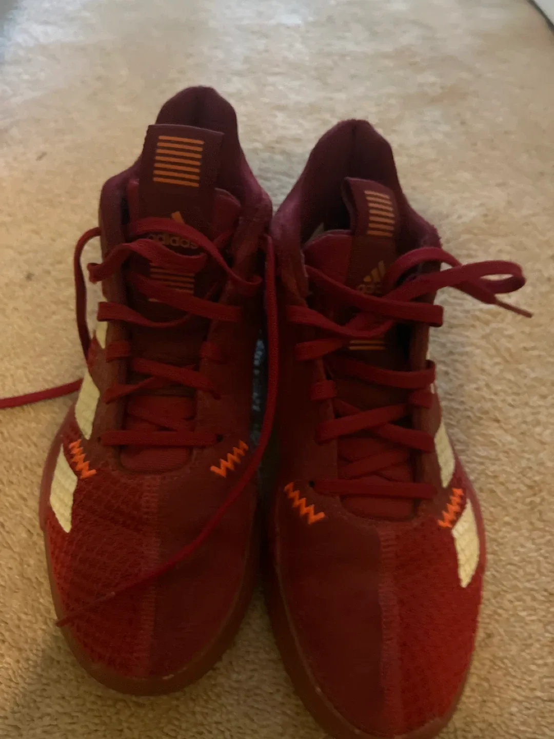 Adidas Basketball Shoes - Maroon image indicator(3)