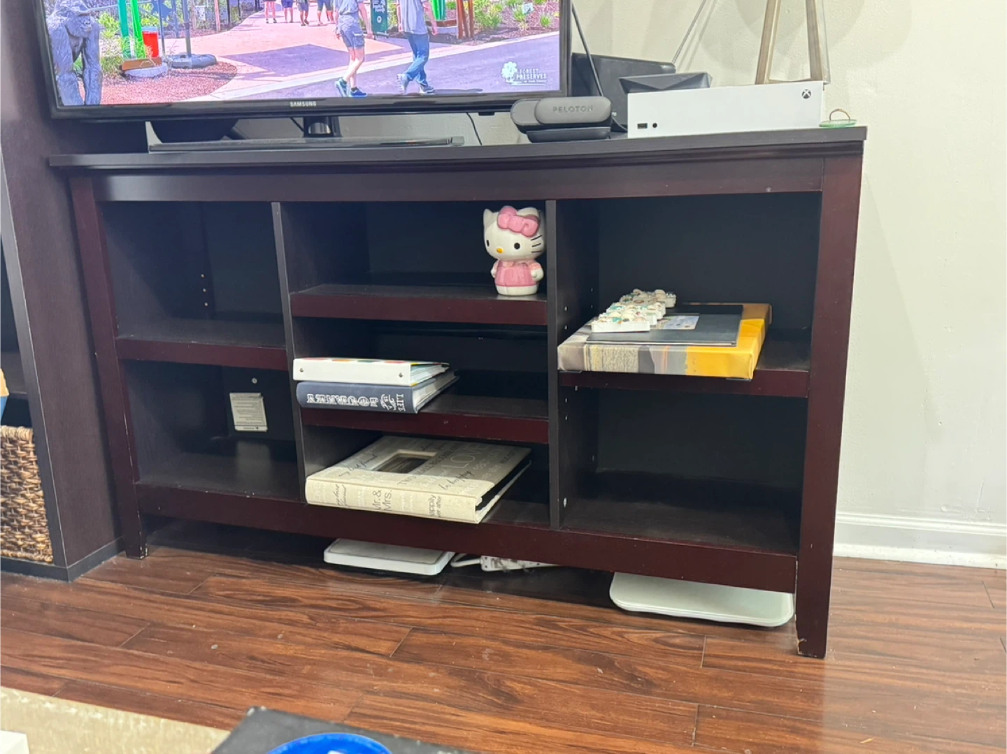 TV Console Table - Dark Wood