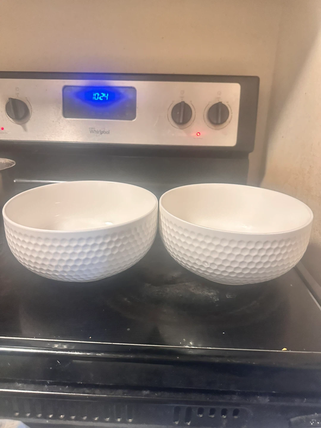 White bowls
