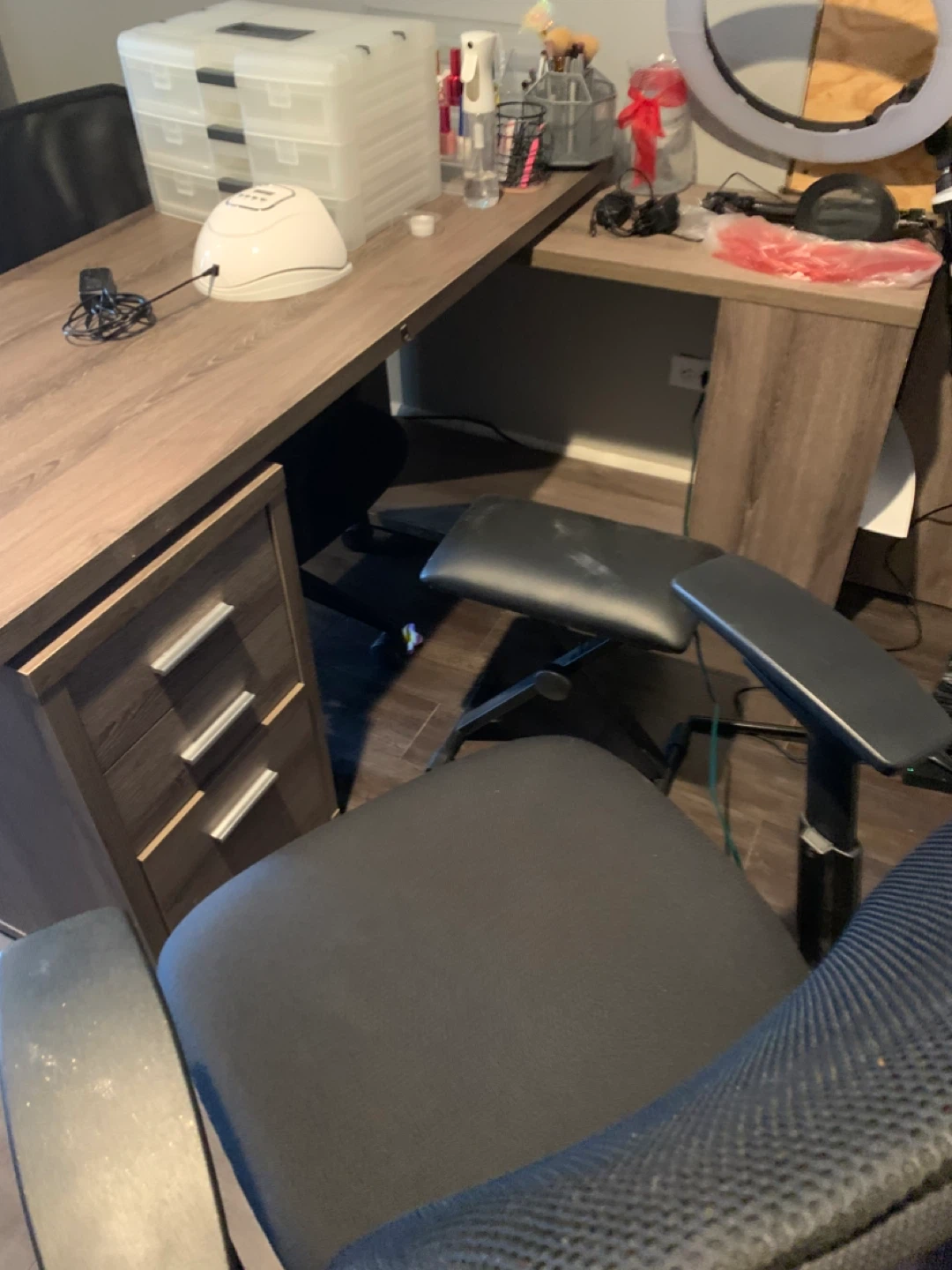 Desk and Office Chair Set - photo 3