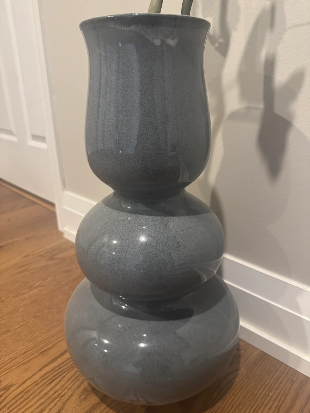 Blue-Grey Ceramic Vase 🥕 - photo 2