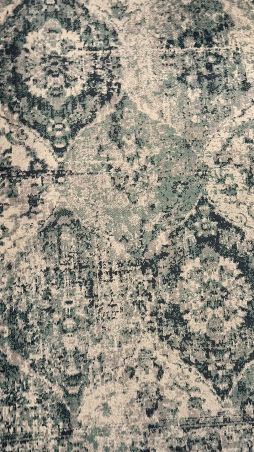 Area Rug - Blue and White Pattern image indicator(2)