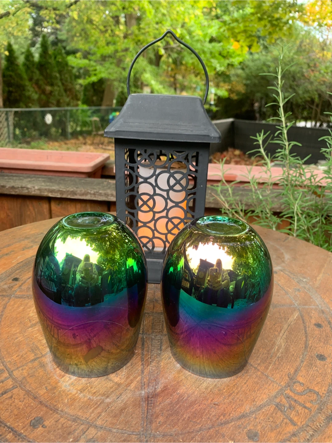 Iridescent Stemless Wine Glasses - Set of 2 - photo 4