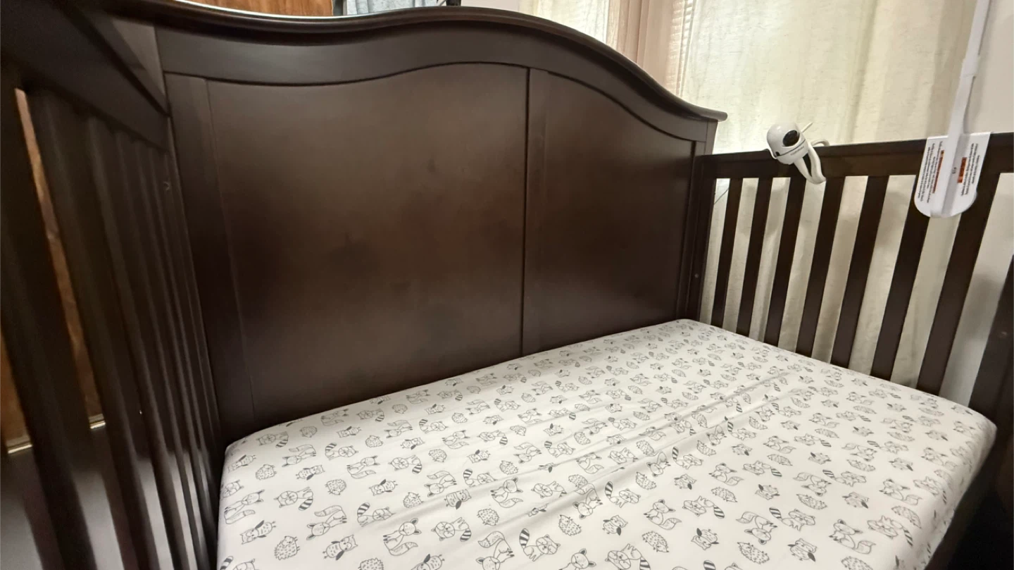 Dark Brown Convertible Baby Crib - photo 3