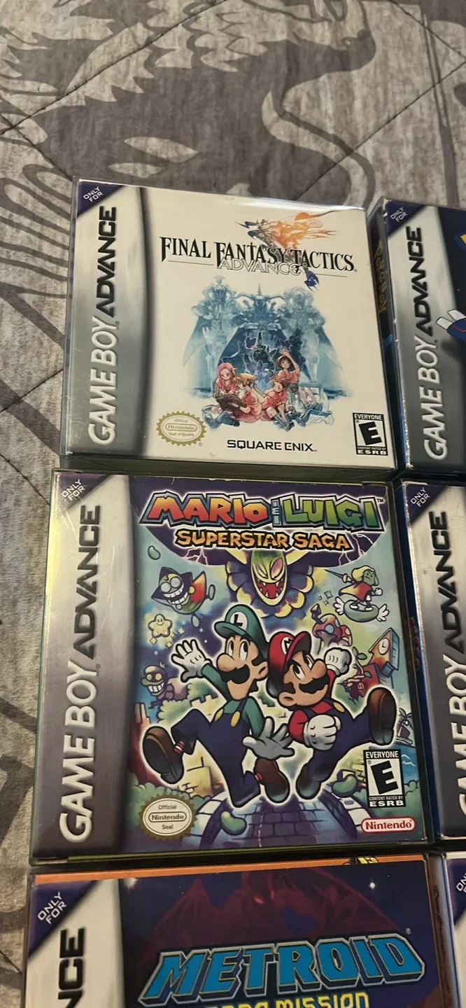 Game Boy Advance Games: Pokemon, Mario, Metroid image indicator(3)