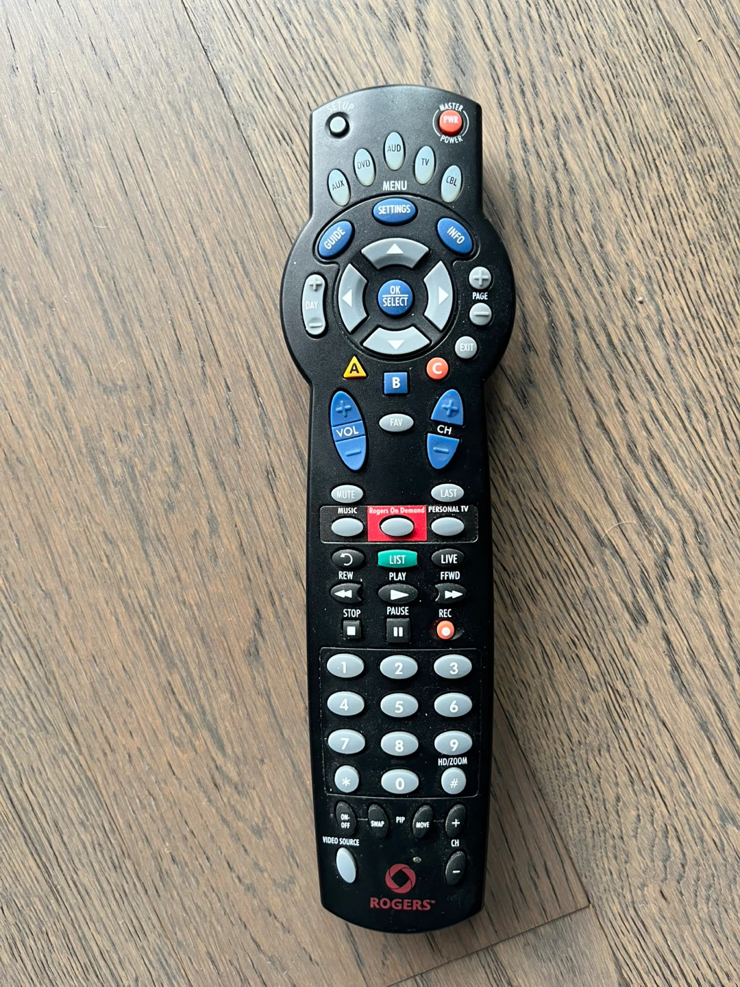 Rogers remote , model C082601