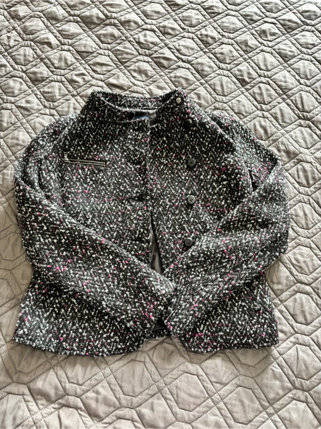 GAP Black Tweed Blazer - Size XS image indicator(3)