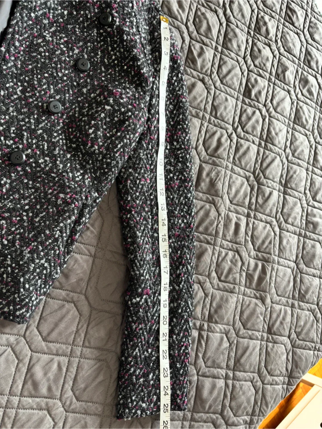 GAP Black Tweed Blazer - Size XS image indicator(8)