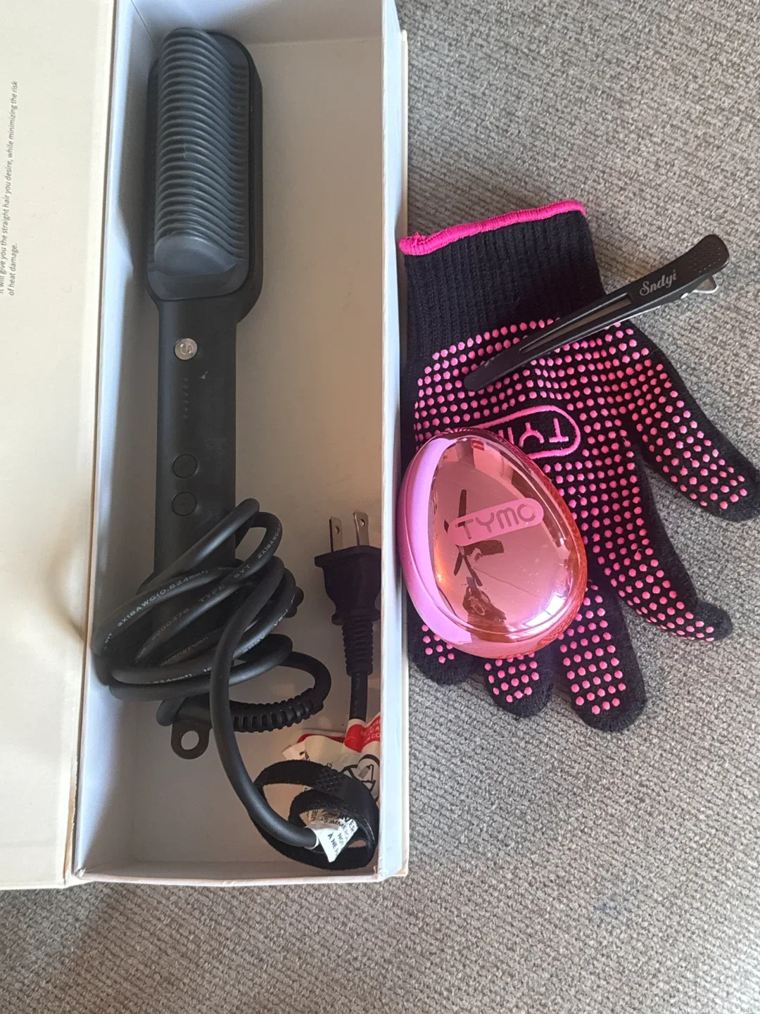 TYMO RING Hair Straightening Comb image indicator(2)