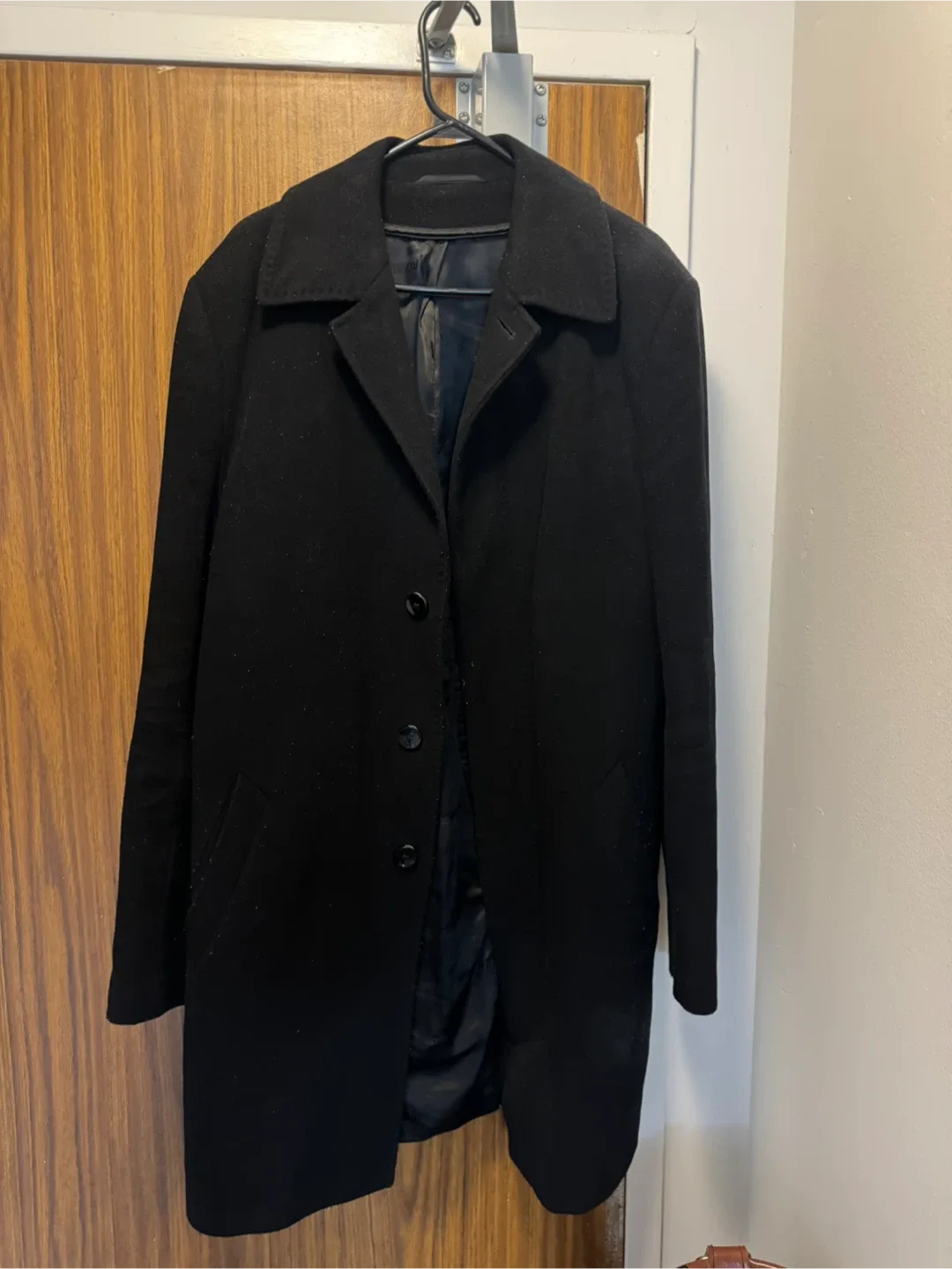 Royal's Black Wool Coat Size 50 image indicator(2)
