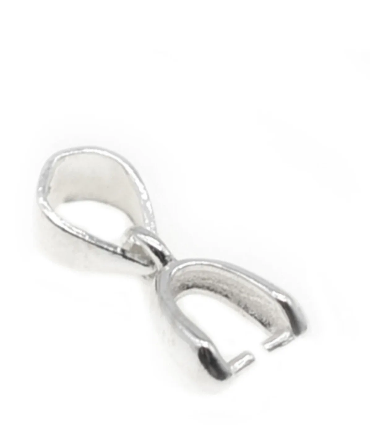 Sterling Silver Pendant Pinch Bail Small / 9 packs of 10 each image indicator(2)