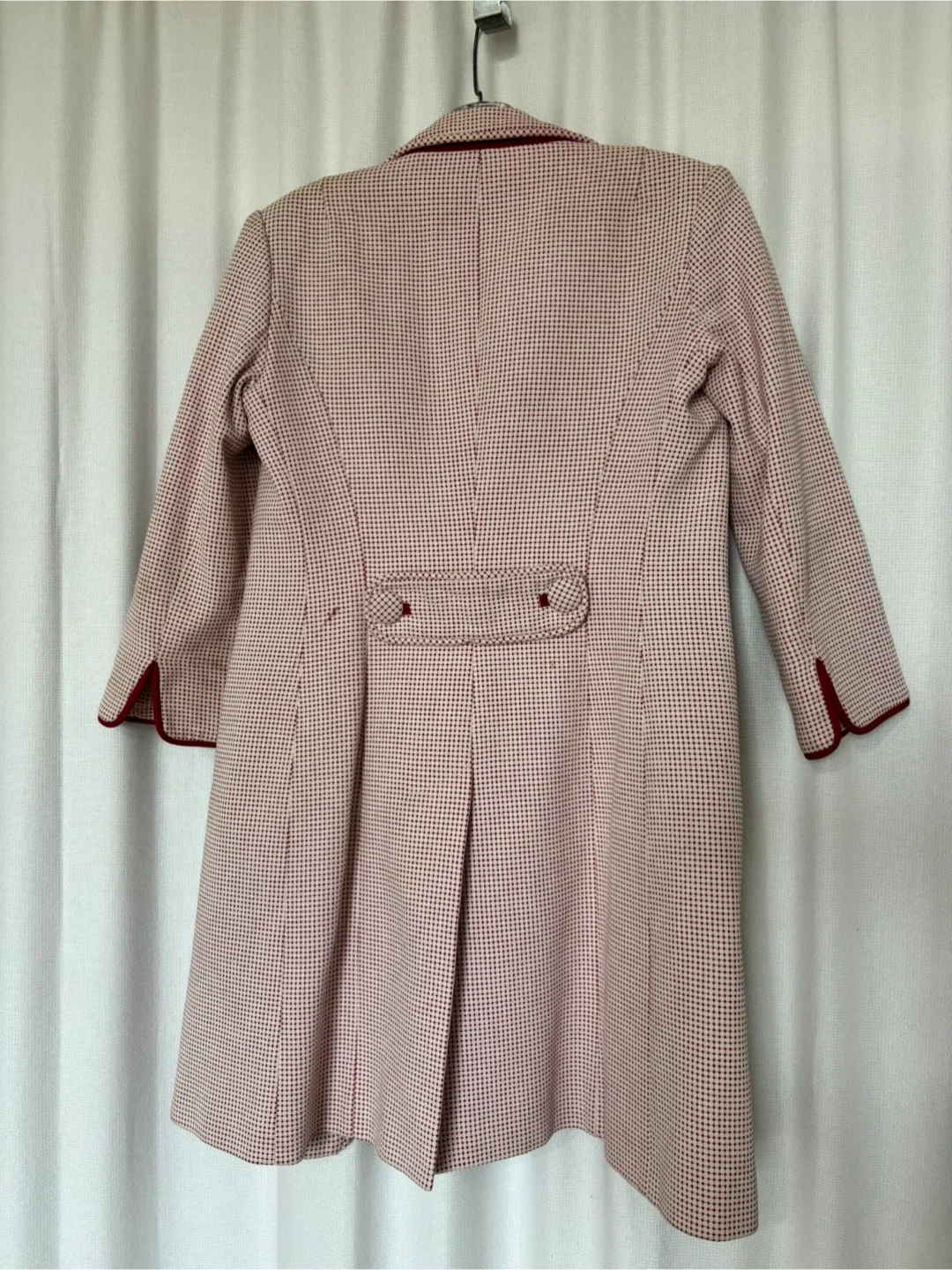 Pink Tartan Pink & Small Red Polka Dot Coat image indicator(3)