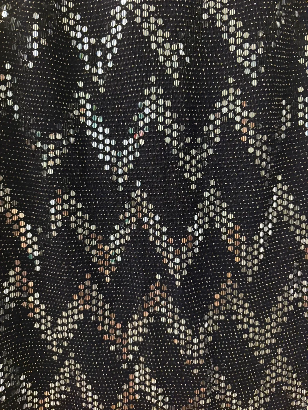 Sparkly Black Dress with Cutout Shoulders image indicator(3)