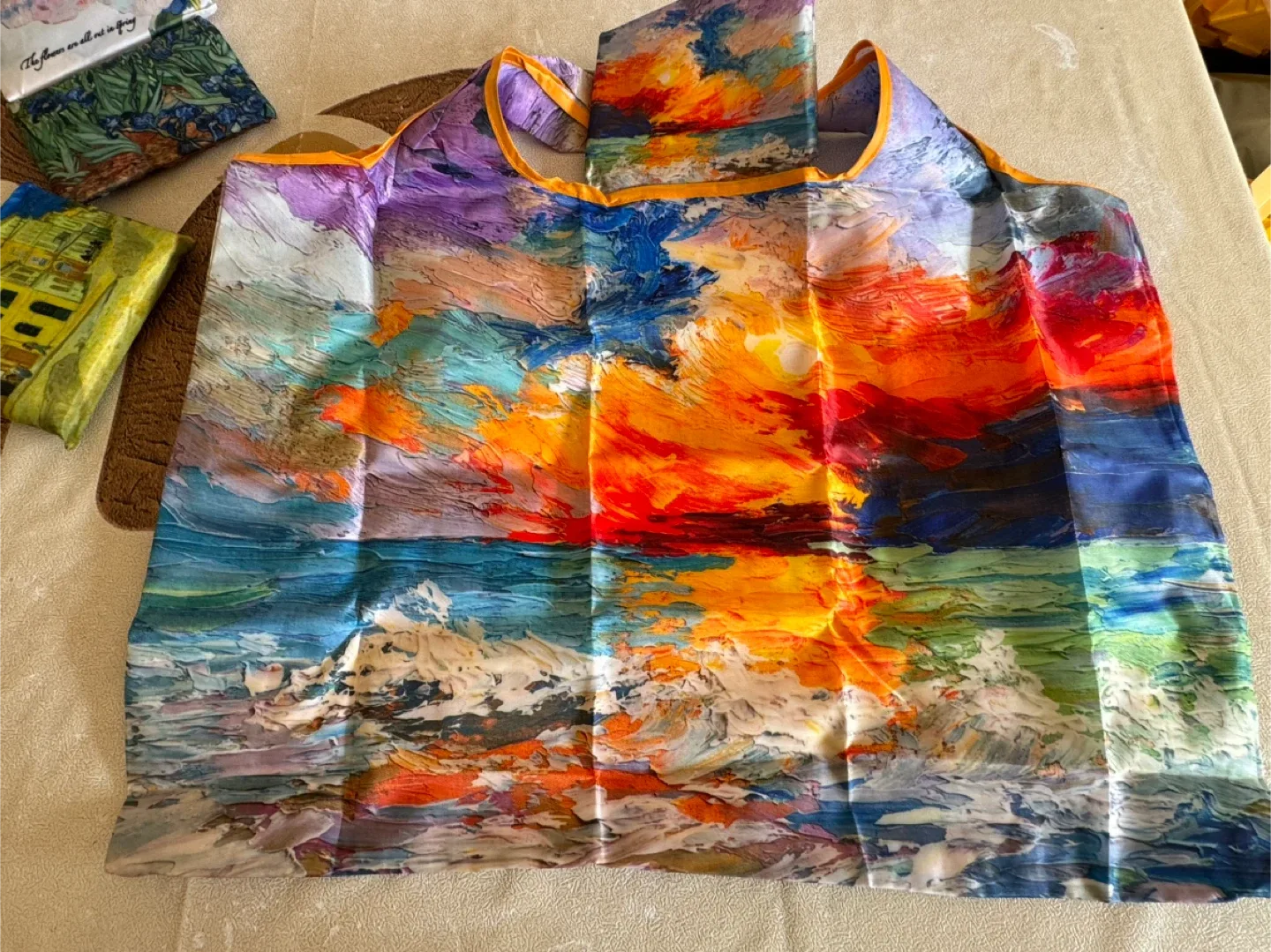 Van Gogh Art Reusable Shopping Bags image indicator(3)