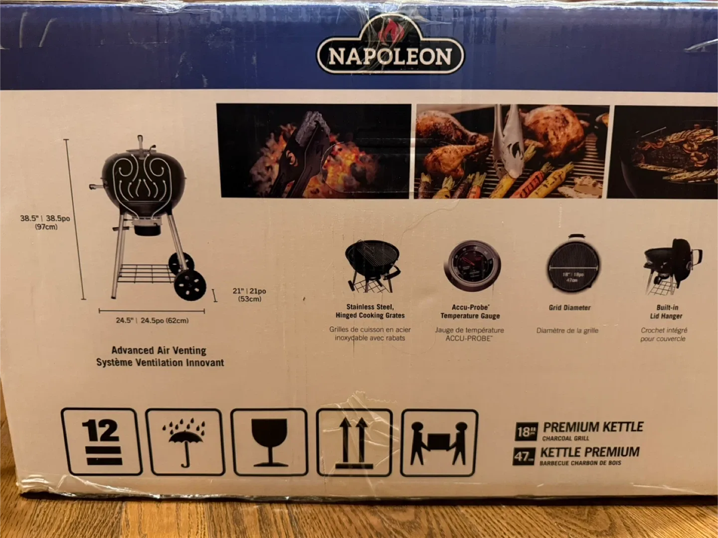 Charcoal griller + accessories image indicator(2)