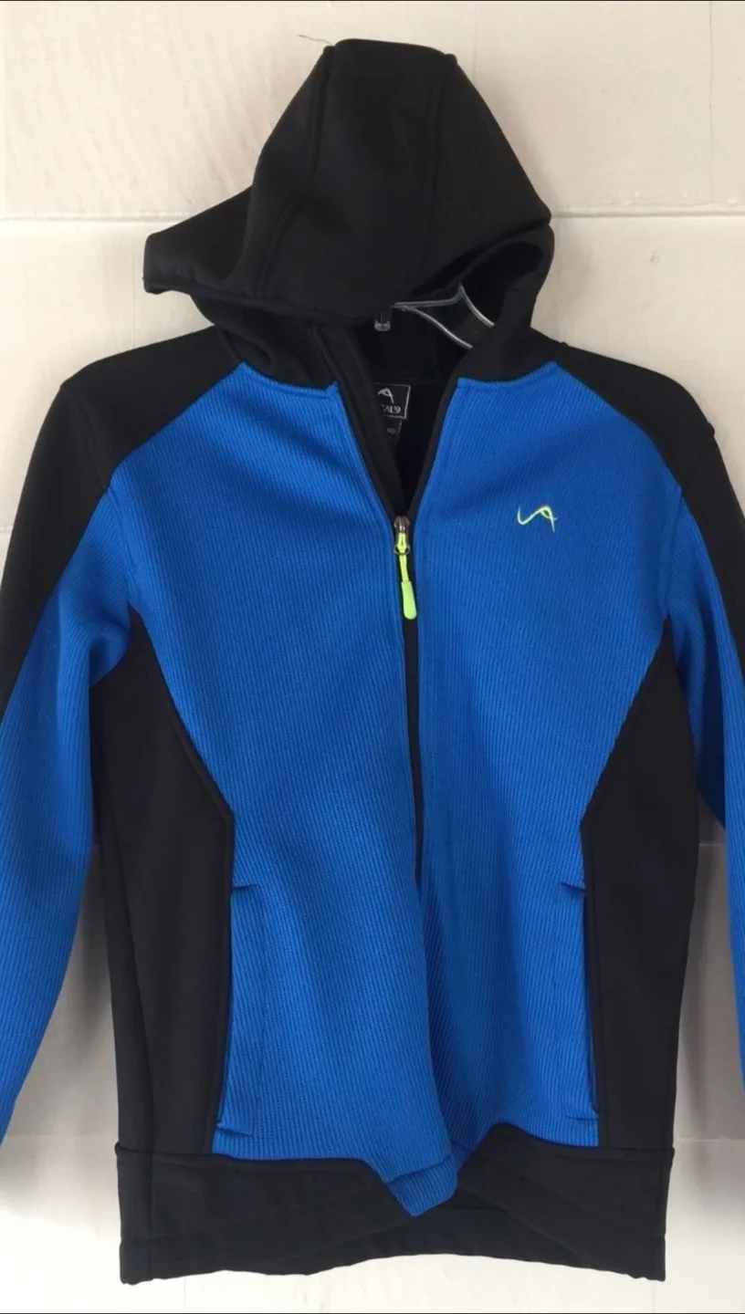 Vertical 9 Boys Zip-Hooded Jacket – Size 12/14 (Youth Large) – image indicator(2)