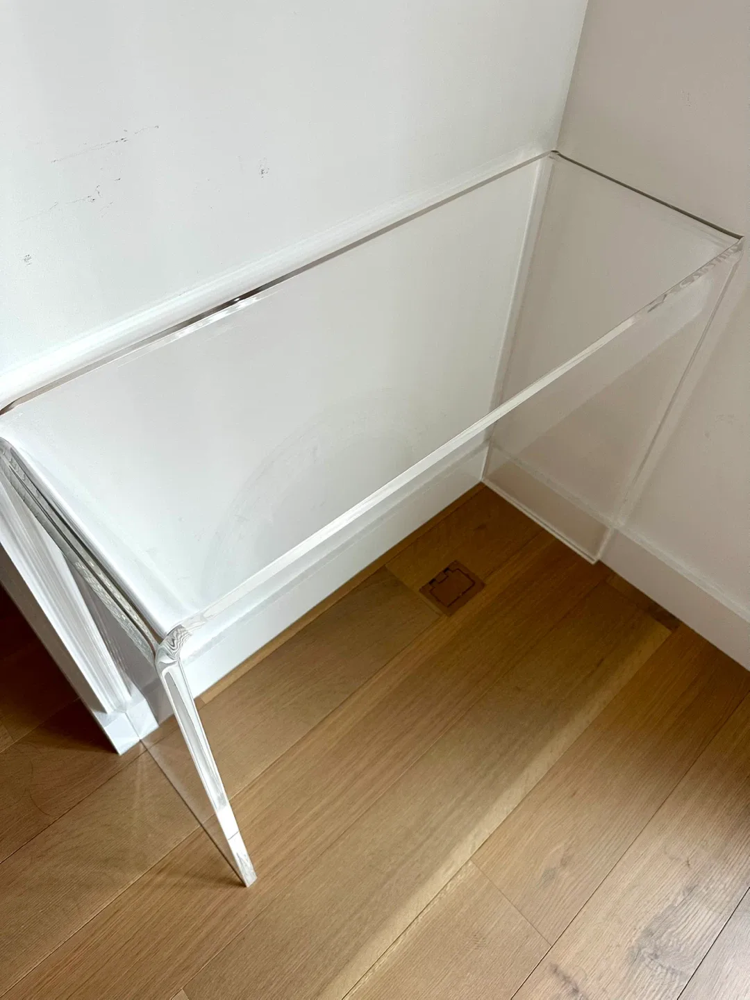 CB2 Acrylic Console Table image indicator(3)