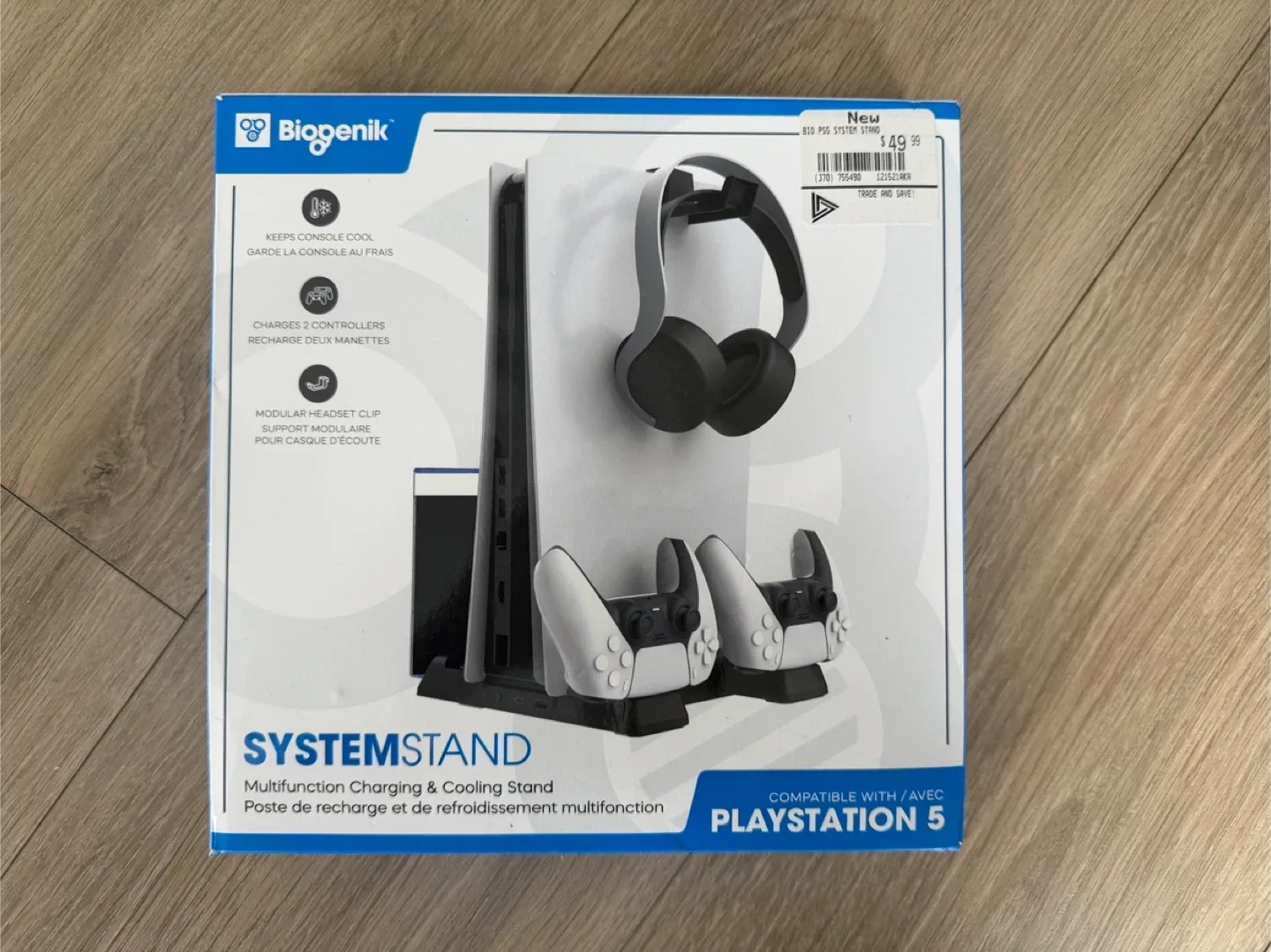 ✨New✨ Sony PS5 Digital Edition Console + Biogenik System Stand image indicator(4)
