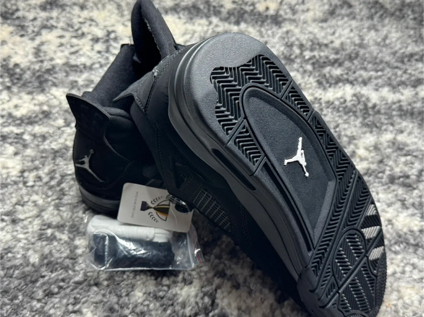 Jordan 4 Retro Black Phantom - Size Unknown image indicator(4)