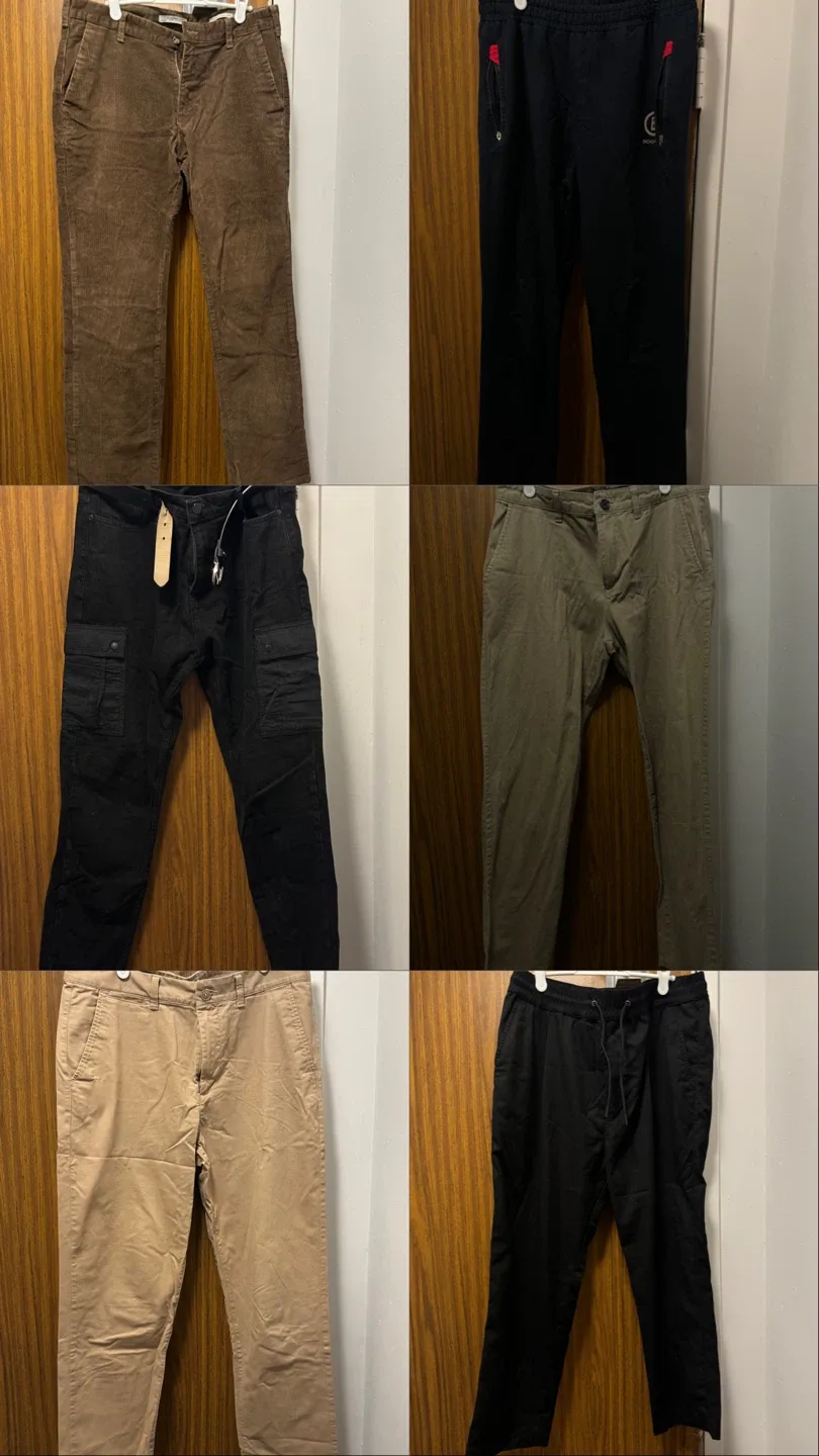 Bundle of 6 Pants/Jeans (32-34)