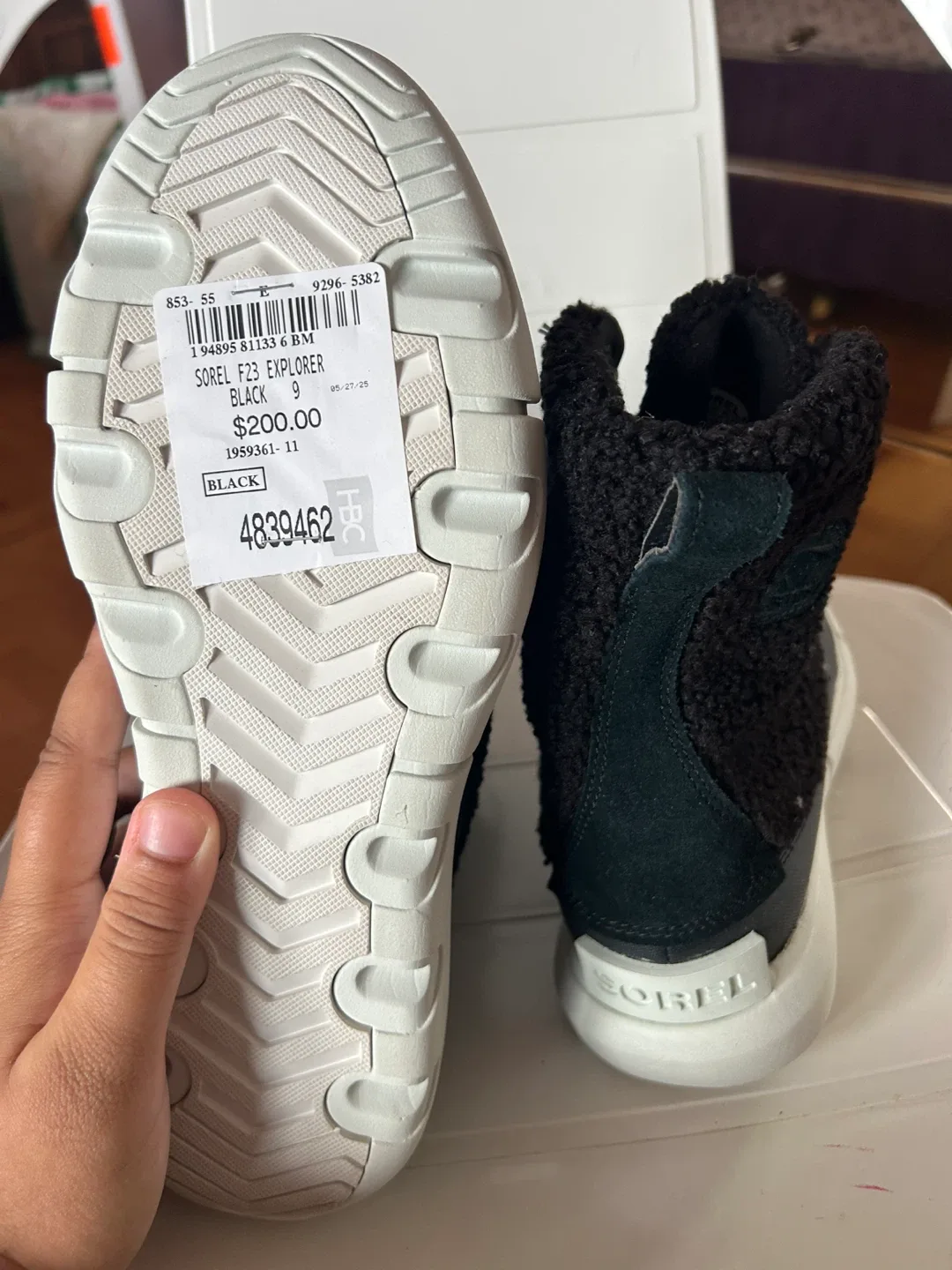 Sorel Explorer Boots - Size 9 Women’s Black image indicator(4)