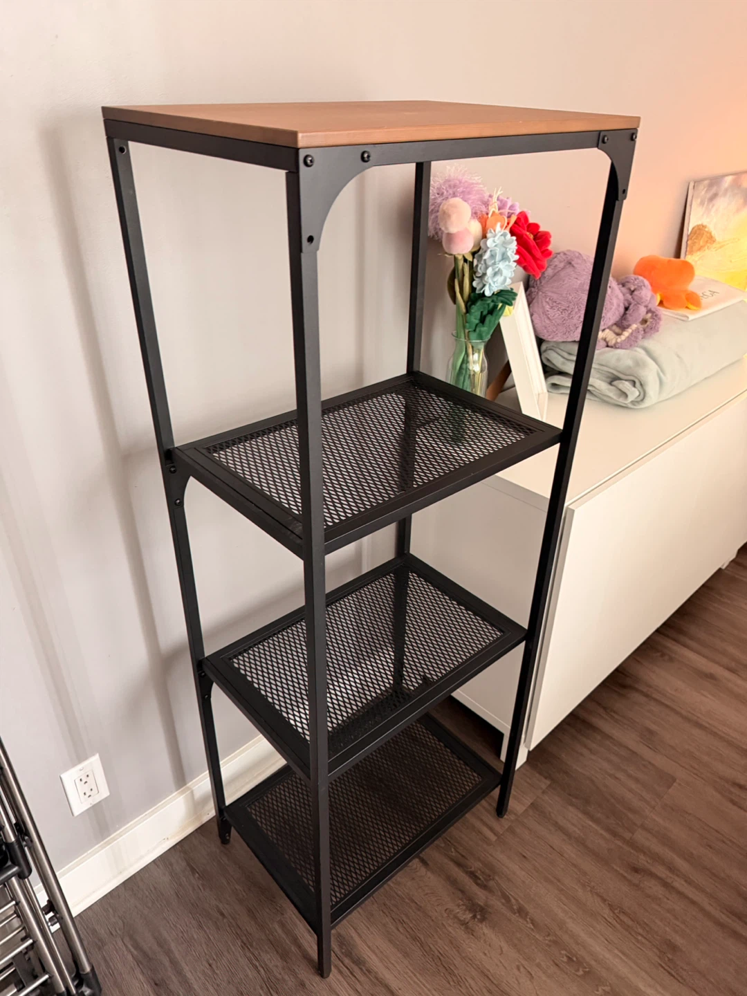 IKEA FJÄLLBO Black Shelf Unit - photo 2