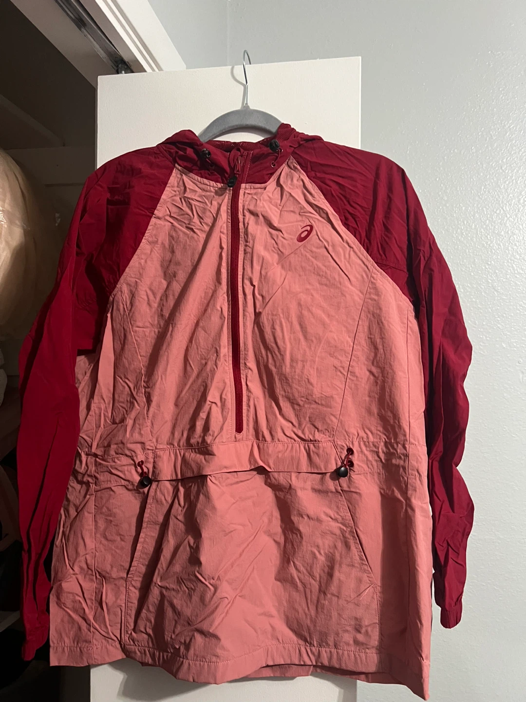 Women’s ASICS pink anorak- size M - photo 2