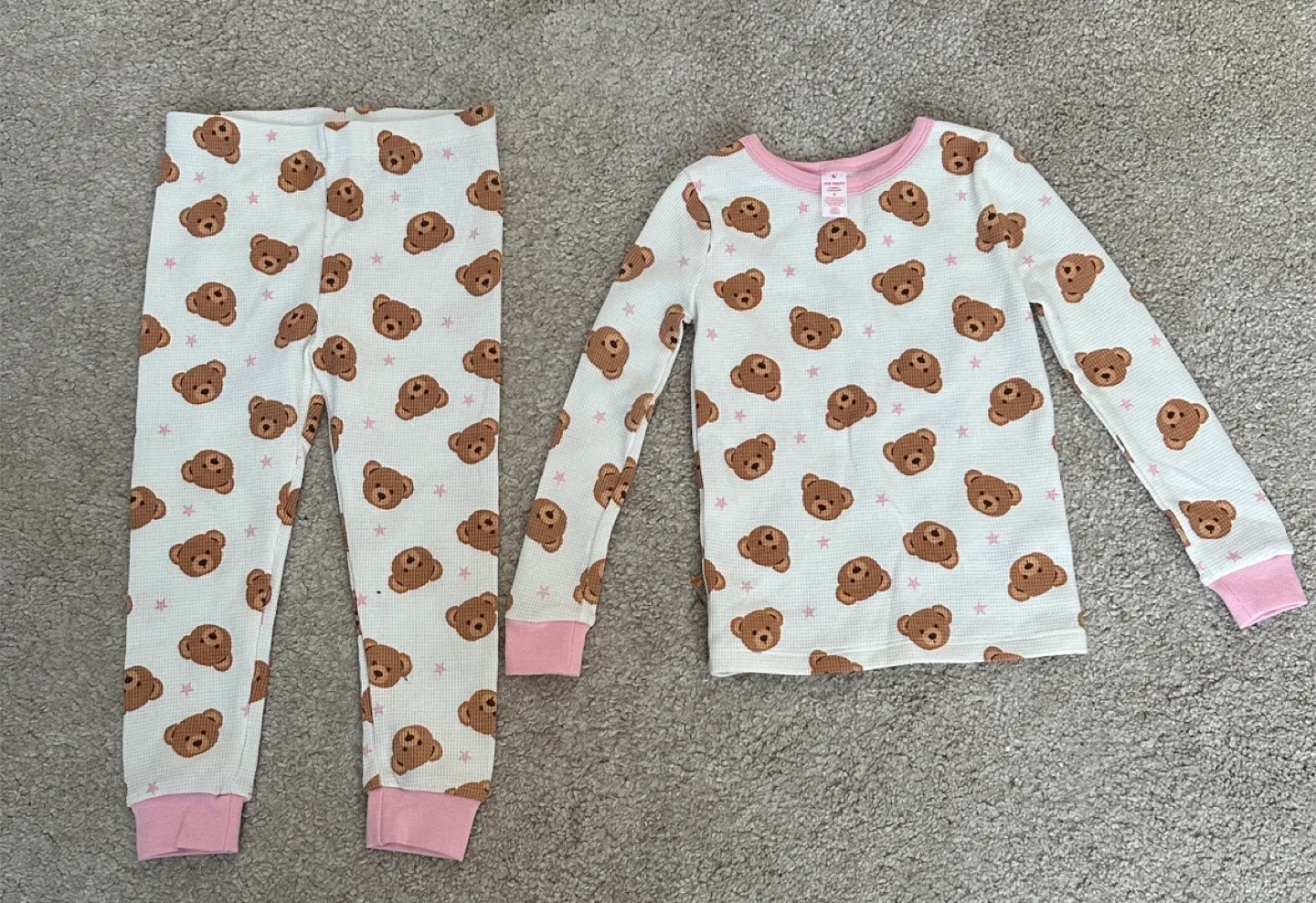 Teddy Bear Pajamas - Size 5 - $5 - East York thumbnail