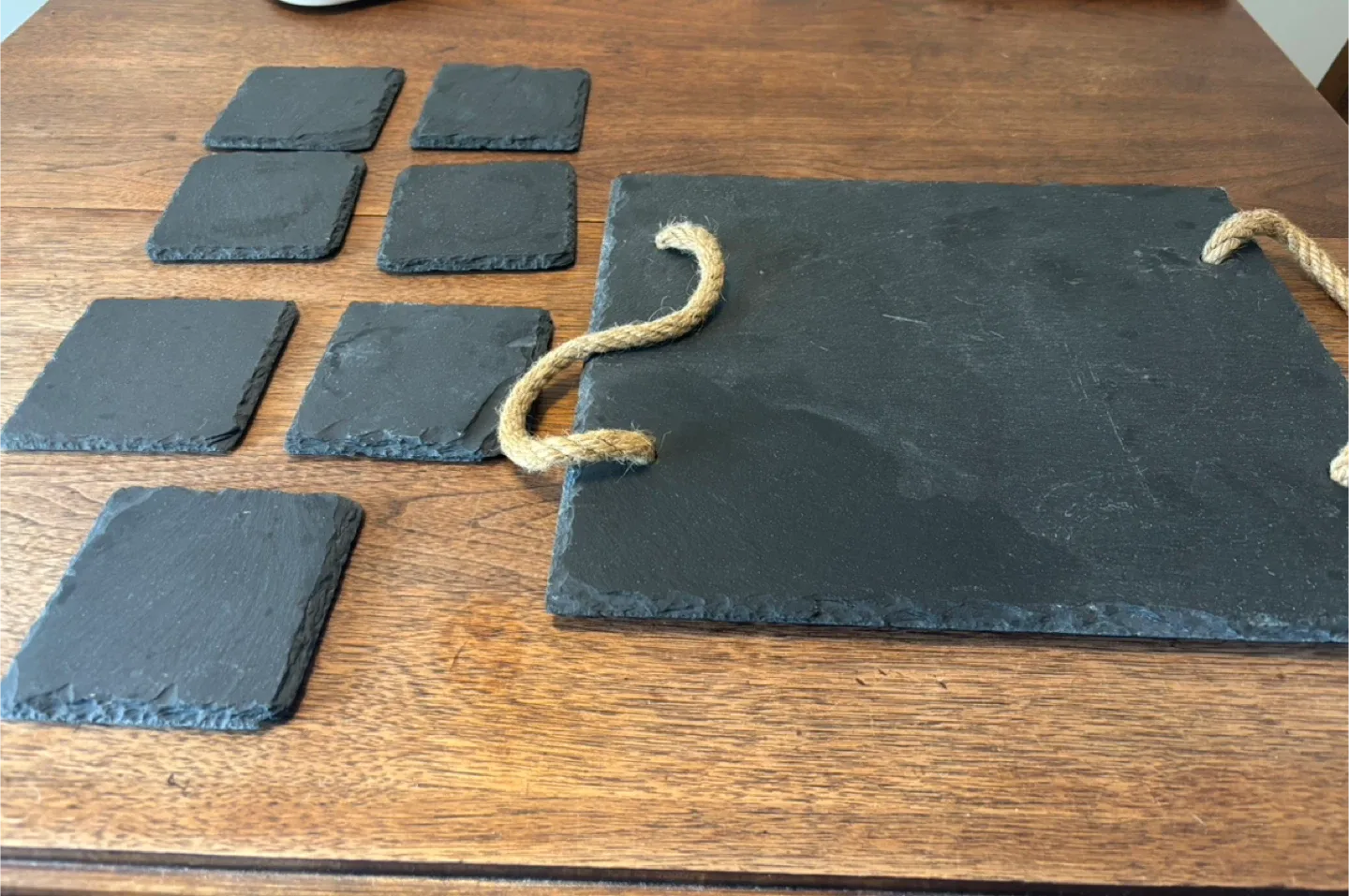 Slate Cheese Board with Coasters image indicator(2)