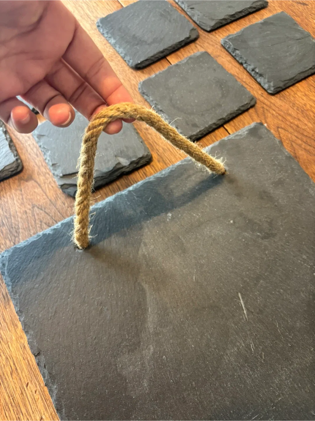 Slate Cheese Board with Coasters image indicator(6)