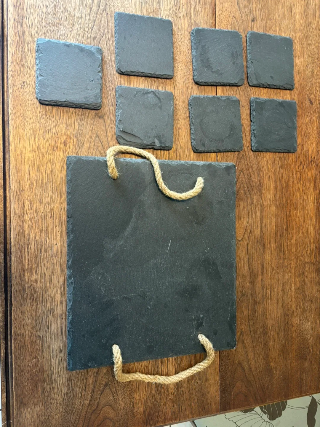 Slate Cheese Board with Coasters image indicator(9)