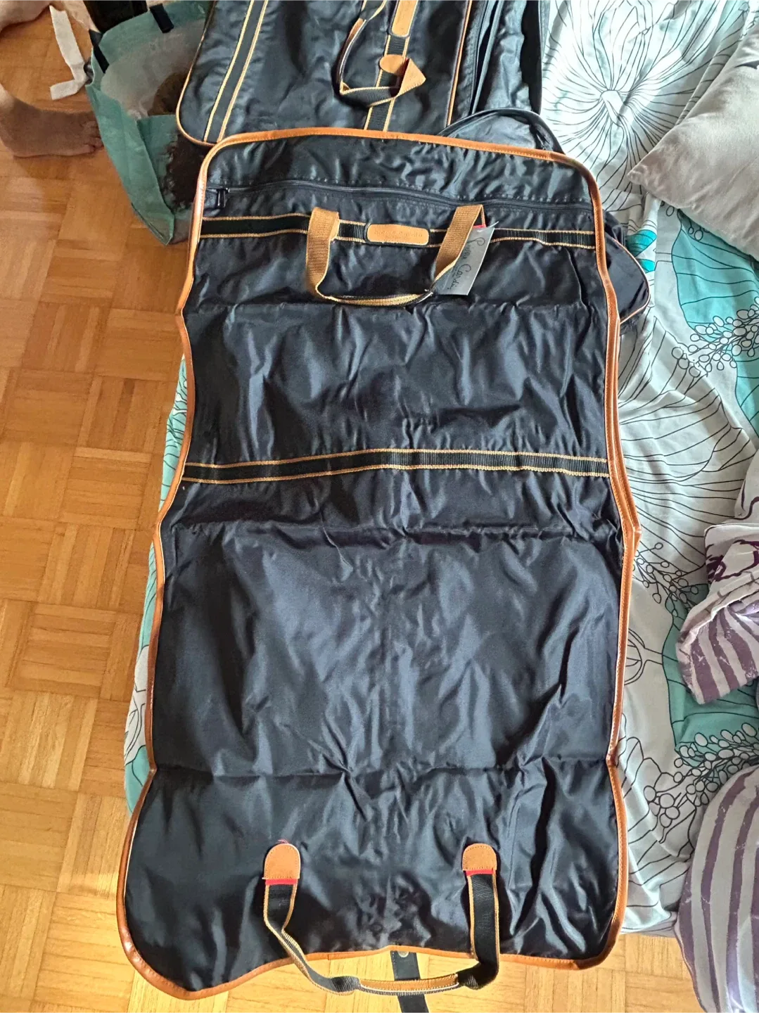 Pierre Cardin Packing & Garment Bag Set - Black image indicator(5)