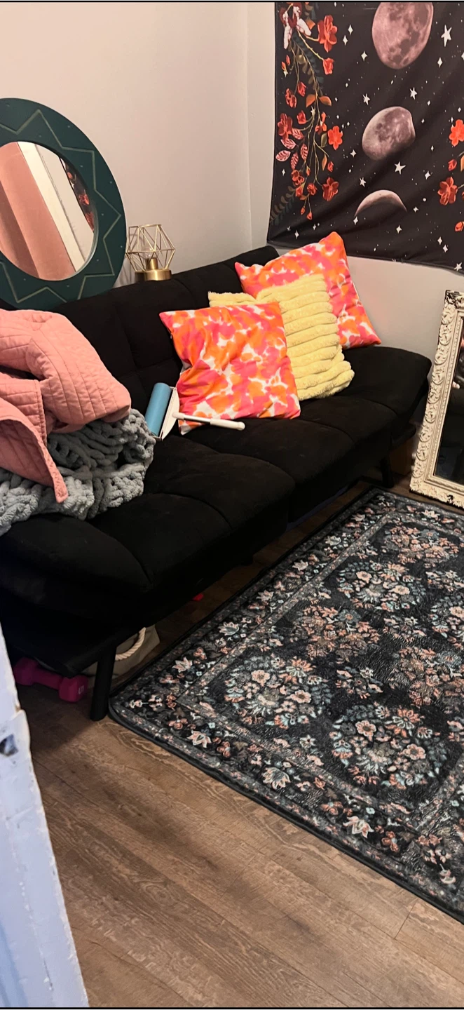 Black cozy futon - photo 2
