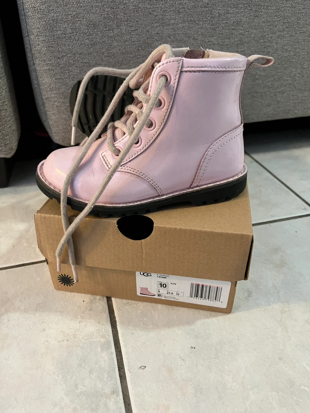 UGG Pink Boots, Size 10