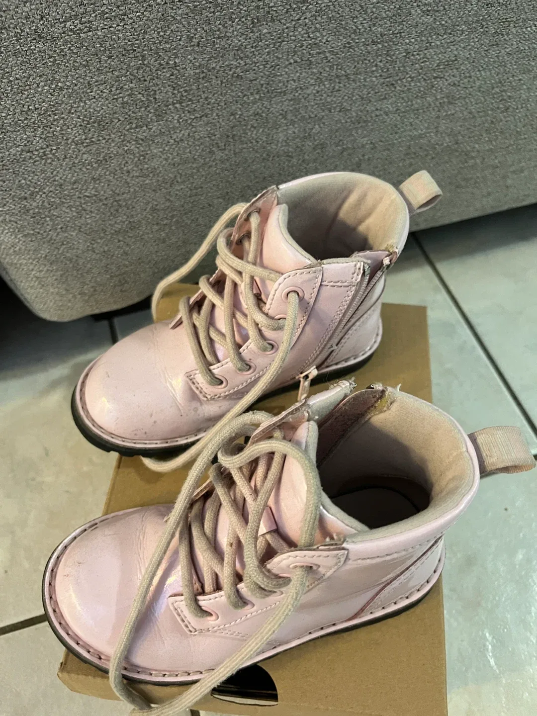 UGG Pink Boots, Size 10 image indicator(2)