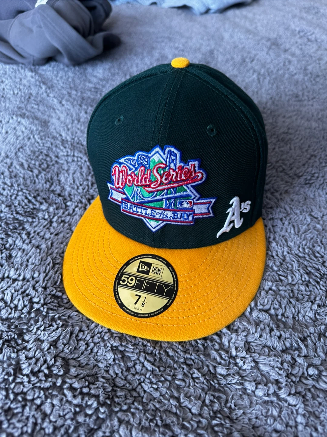RARE Oakland A's 1989 World Series "Battle of the Bay" Hat