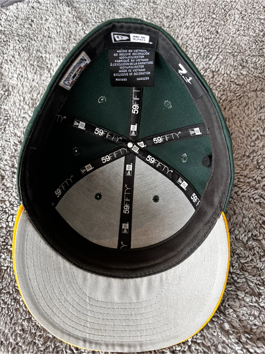 RARE Oakland A's 1989 World Series "Battle of the Bay" Hat - photo 4